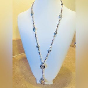 Brighton toggle lariat necklace. 24” to toggle plus 3” dangle. EUC